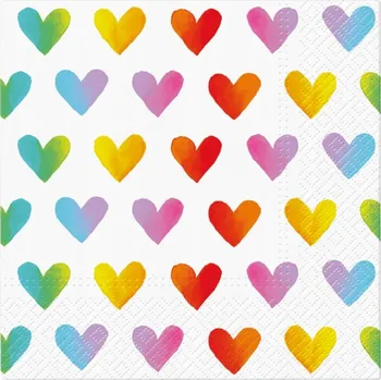 Papírový ubrousek Ubrousek DEKORAČNÍ čtverec papírový 33cmx33cm TETEaTETE