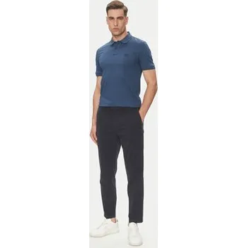 Pánská móda BOSS Chino kalhoty 50536722 Tmavomodrá Tapered Fit 31_32