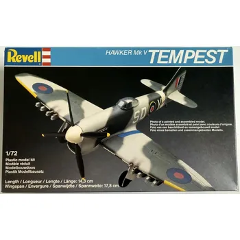 Plastikový model Revell - Hawker Mk.V Tempest, Model Kit 4123, 1/72