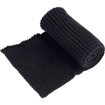 Elastický žebrovaný náplet hrubší šíře 14 cm, malé, 2 černá