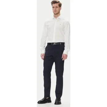 Pánské oblečení Tommy Hilfiger Košile MW0MW39279 Bílá Slim Fit 45