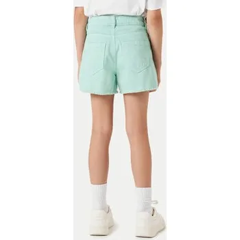 Dámské kraťasy NAME IT Džínové šortky Rose 13239003 Modrá Mom Fit 134