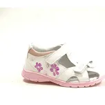 Obutex DA05-5-1822B WHITE dětské vycházkové sandály Velikost: 28