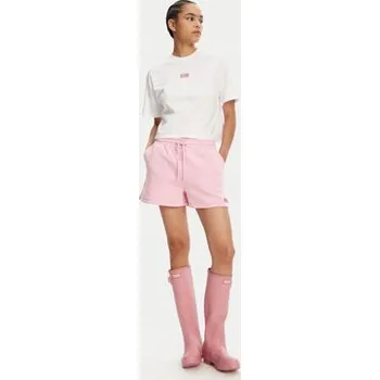 Pánské tričko Hunter T-Shirt Abby HARW0059251 Bílá Boxy Fit XL