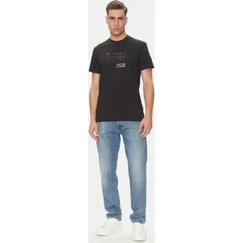 Pánské tričko G-Star Raw T-Shirt Originals D26044-C336 Černá Regular Fit XXL