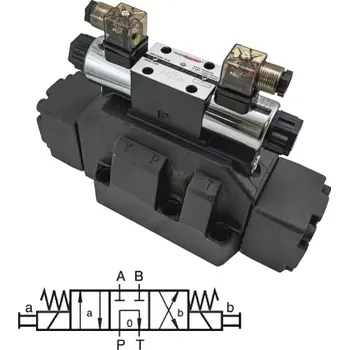 Rozvaděč HFWH-06-3C6-D24 nepřímo řízený hydraulický rozvaděč NG25, 650 l/min, 350 bar, 24 V DC