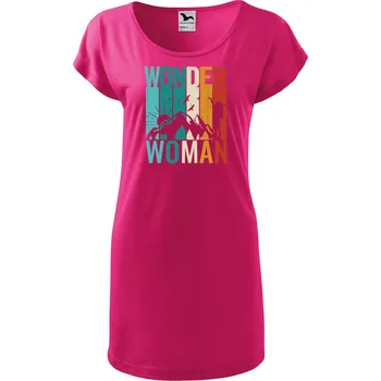 DOBRÝ TRIKO Dámské tričko/šaty Wonder woman Velikost: XS, Barva: Purpurová