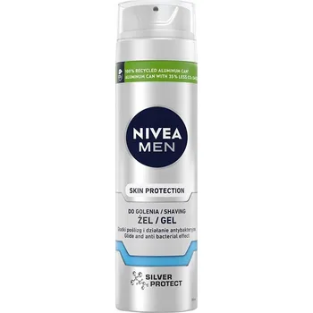 NIVEA MEN Gel na holení antibakteriální Silver 200 ml