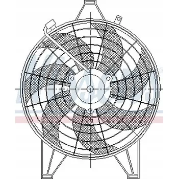 Klimatizace automobilu Nissens 85531 Ventilátor chlazení motoru