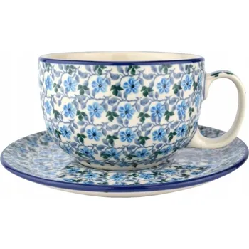 Šálek s podšálkem 350 ml Ceramika Artystyczna Bolesławiec