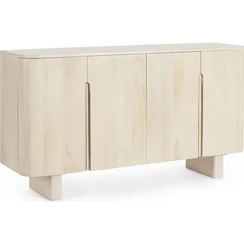 Televizní stolek BIZZOTTO Dřevěný TV stolek SERAPIS 140x58 cm světlý 0747186