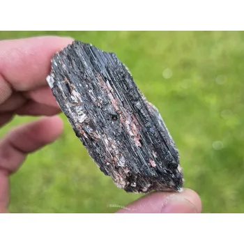 Přírodní kámen Černý turmalín skoryl krystal 50g (Madagaskar)