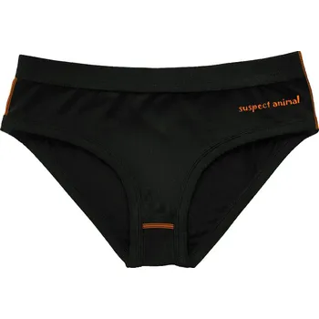 Dětské funkční kalhotky Basic ROBORYBA černá Bamboo Ultra - Oranžová neon / 110