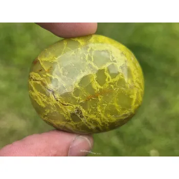 Přírodní kámen Opál zelený leštěný kámen 58g