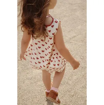 Chlapecké oblečení Tričko Konges Sløjd AVA TOP GOTS KS103071 béžová 02X, vel. 104