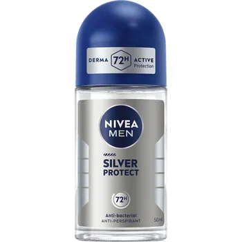 Nivea Men Silver Protect kuličkový antiperspirant pro muže, 50 ml