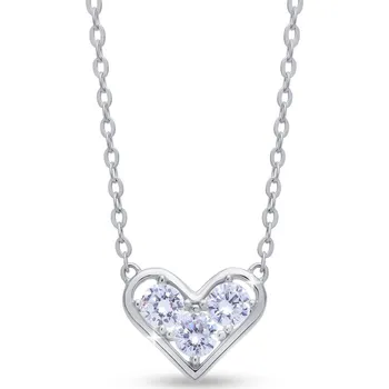 Řetízek Stříbrný řetízek s přívěskem srdíčka - 2414