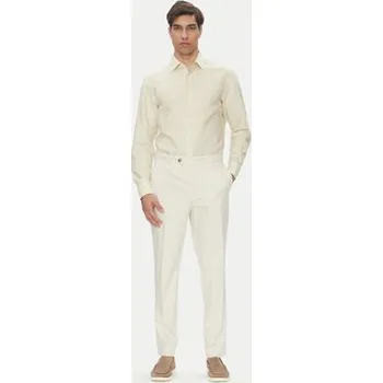 Pánská košile BOSS Košile C-Hal 50539532 Bílá Casual Fit 43