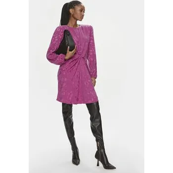 Dámské šaty HUGO Každodenní šaty Kaminna 50504499 Růžová Regular Fit 34