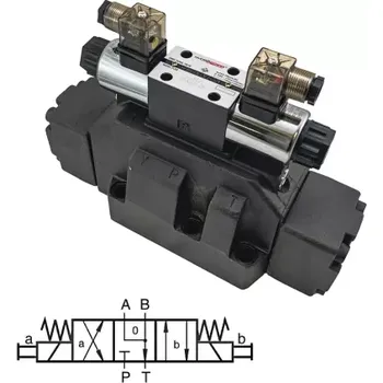 Rozvaděč HFWH-06-3C4-D24 nepřímo řízený hydraulický rozvaděč NG25, 650 l/min, 350 bar, 24 V DC