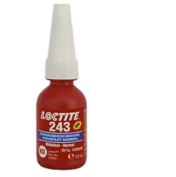 Průmyslové lepidlo LOCTITE 243 - 10 ml, zajišťovač šroubů, tekuté závitové těsnění, střední pevnost