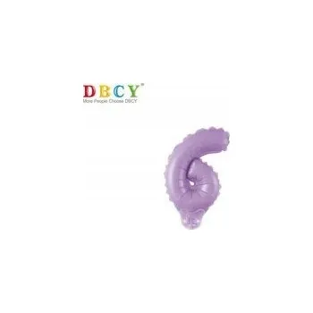 Balónek Balónek číslice na tyčce "6"