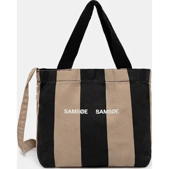 Bavlněná kabelka Samsoe Samsoe SAFRINKA F24200050 černá 99A, vel. ONE SIZE