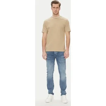 Pánské oblečení BOSS T-Shirt H-Thompson 59 50524998 Béžová Regular Fit M