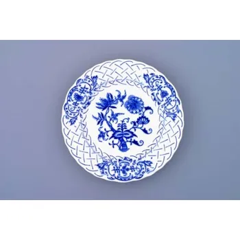 Jednorázové nádobí Cibulák Talíř reliéfní 15cm Originál Český porcelán Dubí 2. jakost