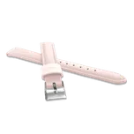 MINET Světle růžový prošitý řemínek z luxusní kůže Top Grain - 16 MSBUQ16