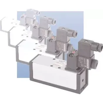 Ventil S20 581RF-1 5/2 vzduchový ventil ISO1 bez cívky a konektoru. Ovládání trvalým signálem.