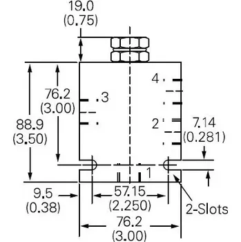 Blok A3G pro ventil PTS1-10 se zástavbou C-10-4, EATON