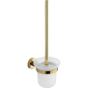 WC štětka Mexen Remo toaletní kartáč, zlatý - 7050750-50 Nádoby na štětky do WC