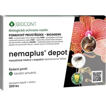 Odpuzovač zvířat Parazitické hlístice proti smutnicím (5 milionů) - Nemaplus Depot