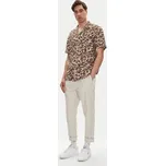 Mustang Košile Layton 1016253 Hnědá Relaxed Fit XL