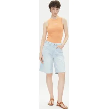 Dámské džíny Pepe Jeans Džínové šortky PL801176 Modrá Loose Fit 26