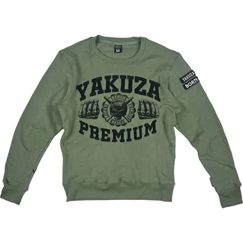 Pánská mikina YAKUZA PREMIUM Mikina YAKUZA PREMUIM 3820 olive Barva: Zelená, Velikost: XL