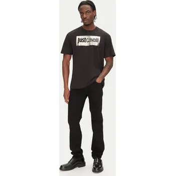 Pánské džíny Just Cavalli Jeansy 78OAB5S0 Černá Slim Fit 36