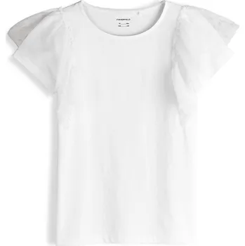 Dívčí oblečení GATE Bavlněné tričko s volány 12Y 425-0678/10