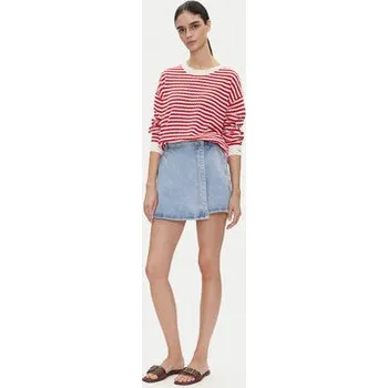 Dámský svetr Pepe Jeans Svetr Poppy PL702278 Červená Regular Fit S