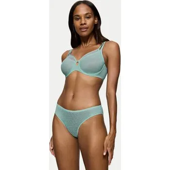Kalhotky Triumph Klasické kalhotky Signature Sheer 10222554 Zelená 36
