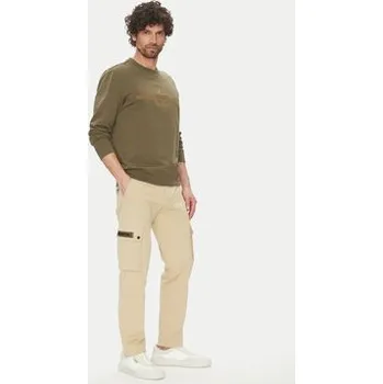 Pánské kalhoty Aeronautica Militare Kalhoty z materiálu 251PA1665CT3534 Béžová Regular Fit 54