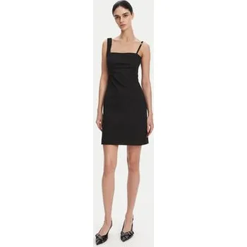 Dámské oblečení HUGO Každodenní šaty Kutari 50530172 Černá Slim Fit 40