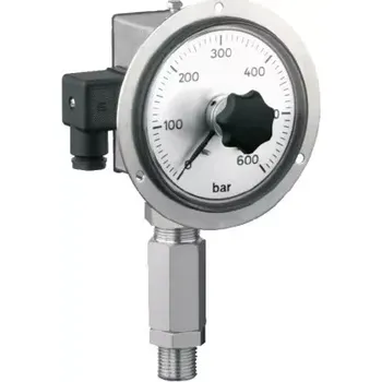 Příslušenství k čerpadlu DG 1 RFS Tlakový spínač s manometrem HAWE, pro tlaky do 600 bar, tlakový rozsah 20-600 bar