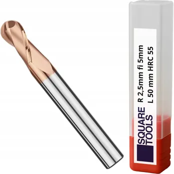 Vrták Stopková fréza (válcová) Square Tools průměr 5 mm, délka 50 mm, VHM