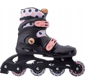 DĚTSKÉ BRUSLE 2V1 KOLEČKOVÉ BRUSLE NASTAVITELNÉ MARTES DIRION JRG KOLEČKA 64mm vel. 35-38