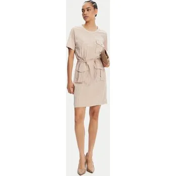 Dámské šaty Liu Jo Sport Každodenní šaty TA5128 T2921 Béžová Regular Fit S