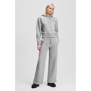 Bavlněné tepláky Karl Lagerfeld IKON A3W10117 šedá 90X, vel. S