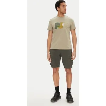 Pánské oblečení Parajumpers T-Shirt Leland 25SMPMTSGT09 Béžová Regular Fit XXL