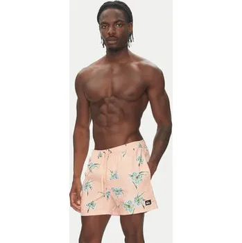 Pánské plavky Quiksilver Plavecké šortky Everyday Straight Volley 15 EQYJV04121 Oranžová Regular Fit M